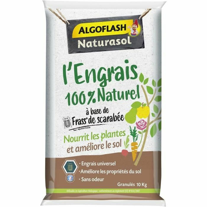 Fertilizzante per piante Algoflash Naturasol 10 kg