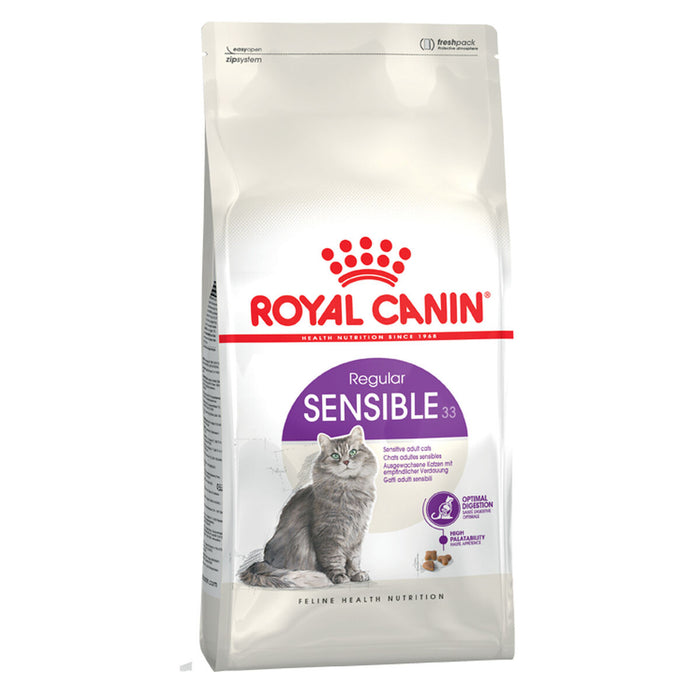 Cibo per gatti Royal Canin Sensible 33 Adulto Riso Uccelli 4 Kg