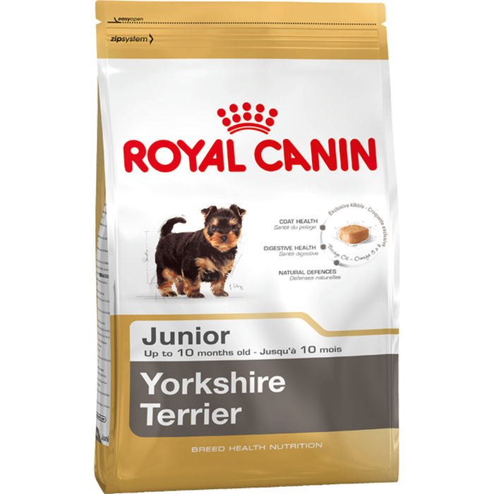 mangime Royal Canin Yorkshire Terrier Junior Cucciolo/Junior Pollo Carne Riso Uccelli 1,5 Kg