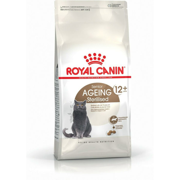 Cibo per gatti Royal Canin Senior Ageing Sterilised 12+ Mais Vegetale Uccelli Anziano 4 Kg