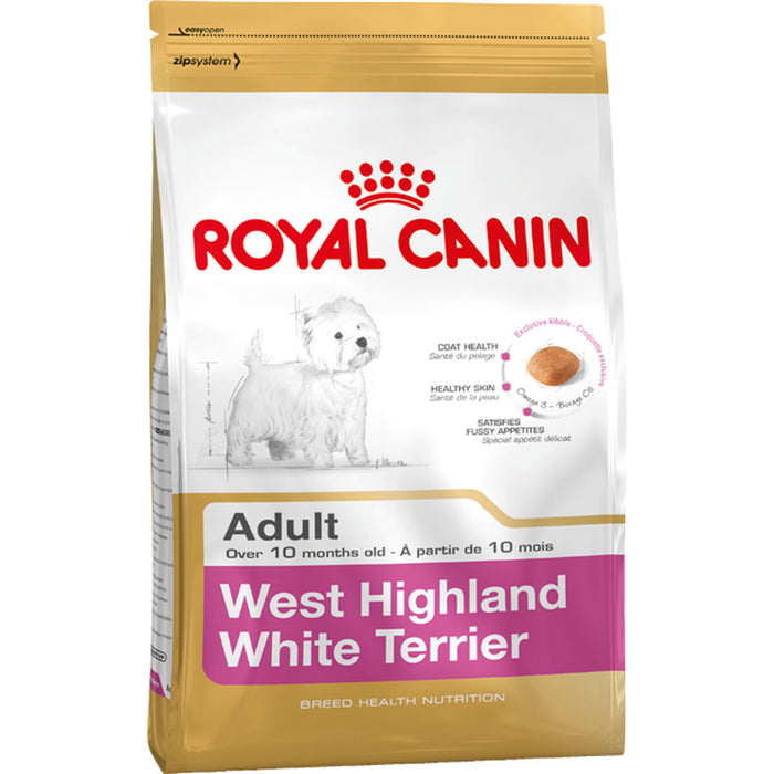 mangime Royal Canin West Highland White Terrier Adult Adulto Pollo Mais Uccelli 3 Kg