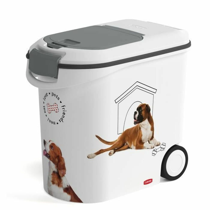 Contenitore per alimenti per animali domestici Curver Bianco 12 kg