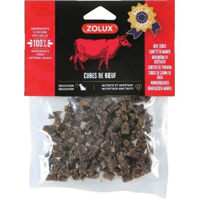 Snack per Cani Zolux Beef cubes Carne di manzo e vitello 150 g