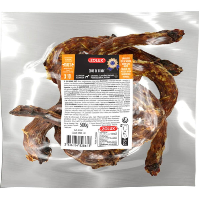 Giocattolo da mordere per cani Zolux Turkey neck 500 g