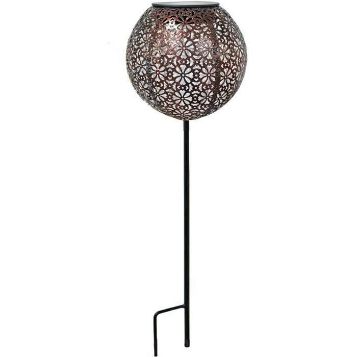 Lampada ad energia solare Galix Retrò Metallo 15 x 45 cm Decorazione