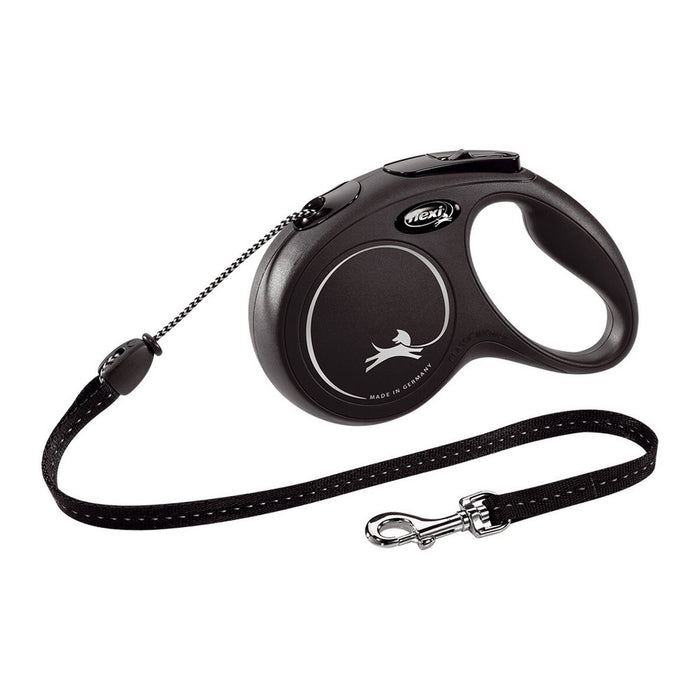 Guinzaglio per Cani Flexi NEW CLASSIC Nero M