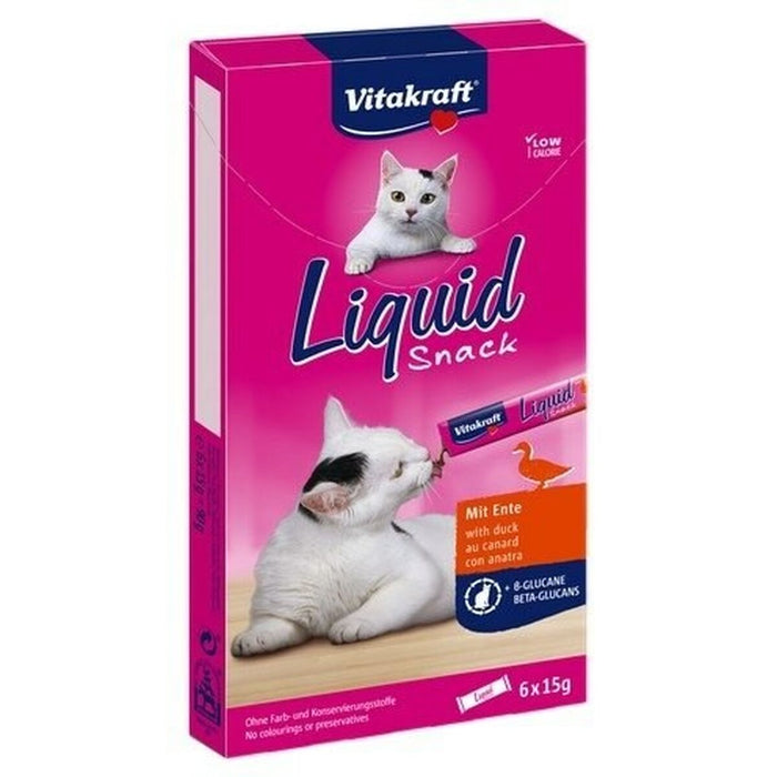 Spuntino per Cat Vitakraft Liquid Snack Duck Pollo