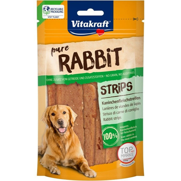 Snack per Cani Vitakraft Pure Rabbit Strips 80 g