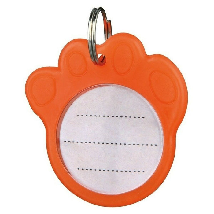 Targhetta per collana Trixie 2277 Arancio 3,5 cm