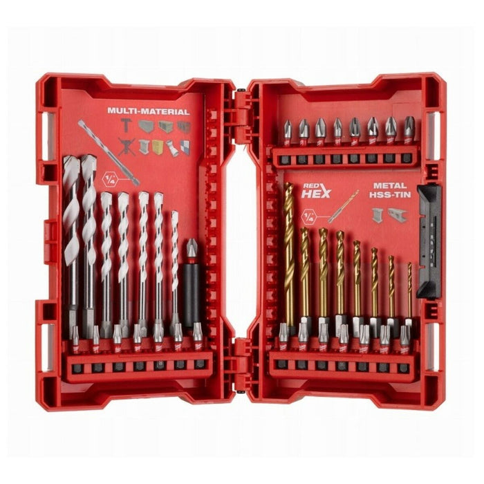 Set di trapani Milwaukee 4932479854 39 Pezzi