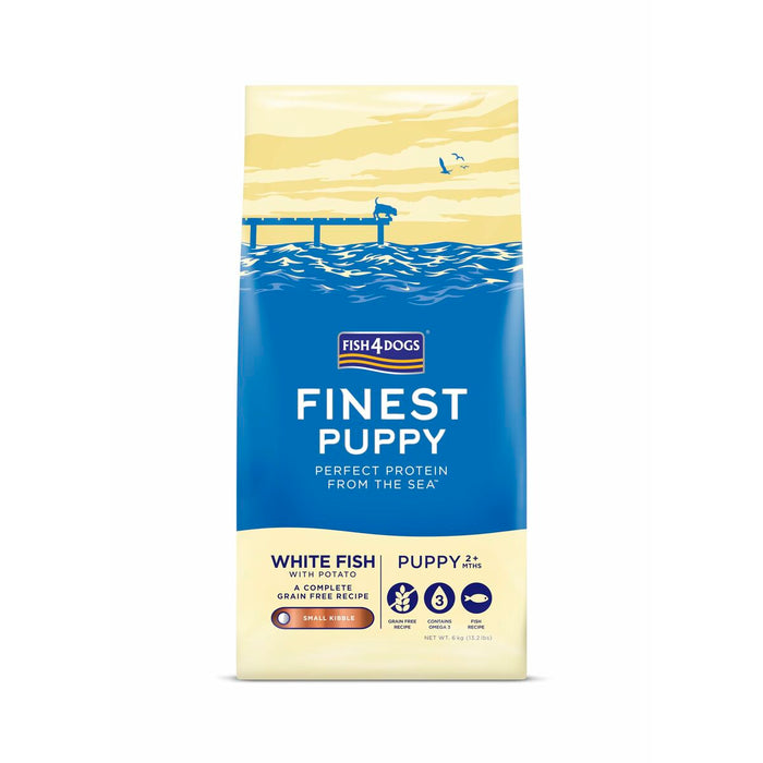 mangime FISH4DOGS Finest Puppy Pesce 6 Kg