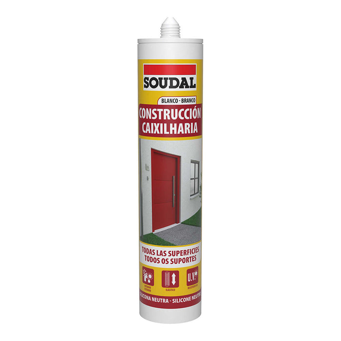 Silicone Soudal 115786 Costruzioni Bianco 290 ml