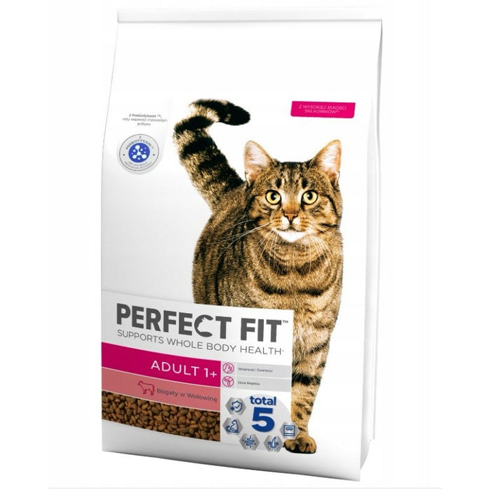 Cibo per gatti Perfect Fit Active 1 7 kg Adulti Carne di manzo e vitello