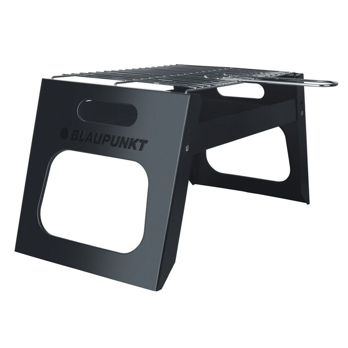 Barbecue a Carboni con Ruote Blaupunkt GC101 Nero Acciaio