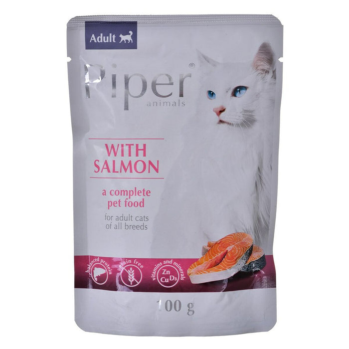 Cibo per gatti Dolina Noteci Piper Salmone 100 g 100 L