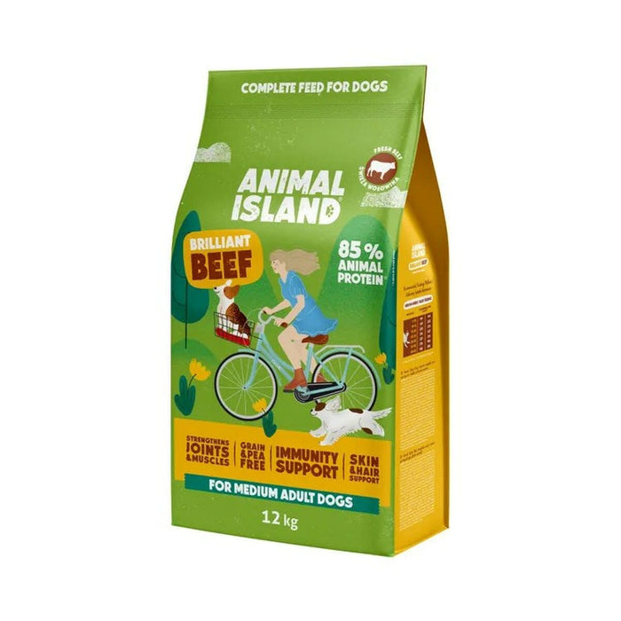 mangime ANIMAL ISLAND Brilliant beef Carne di vitello 12 kg