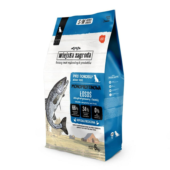 mangime WIEJSKA ZAGRODA Monoprotein Salmon Salmone 6 Kg