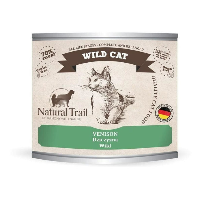 Cibo per gatti NATURAL TRAIL Wild Cat Venison 200 g