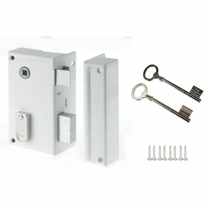 Serratura Yale YAV37D  12,5 x 7 x 18 Bianco Acciaio Rettangolare Porte Verticale