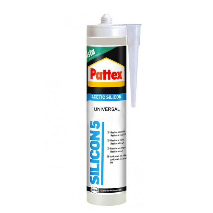 Silicone Pattex Silicon 5 Universale Trasparente 280 ml