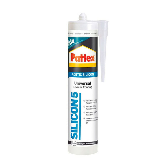 Silicone Pattex Silicon 5 Universale Bianco 280 ml