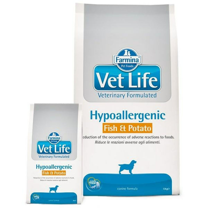 mangime Farmina Vet Life Hypoallergenic Fish & Potato Adulto Pesce 12 kg