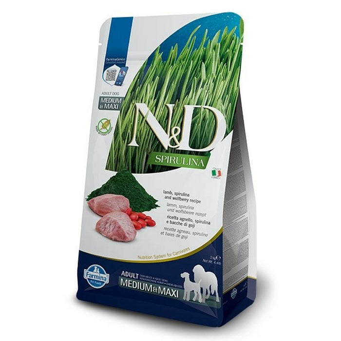 mangime Farmina N&D Adulto Agnello 7 kg Spirulina