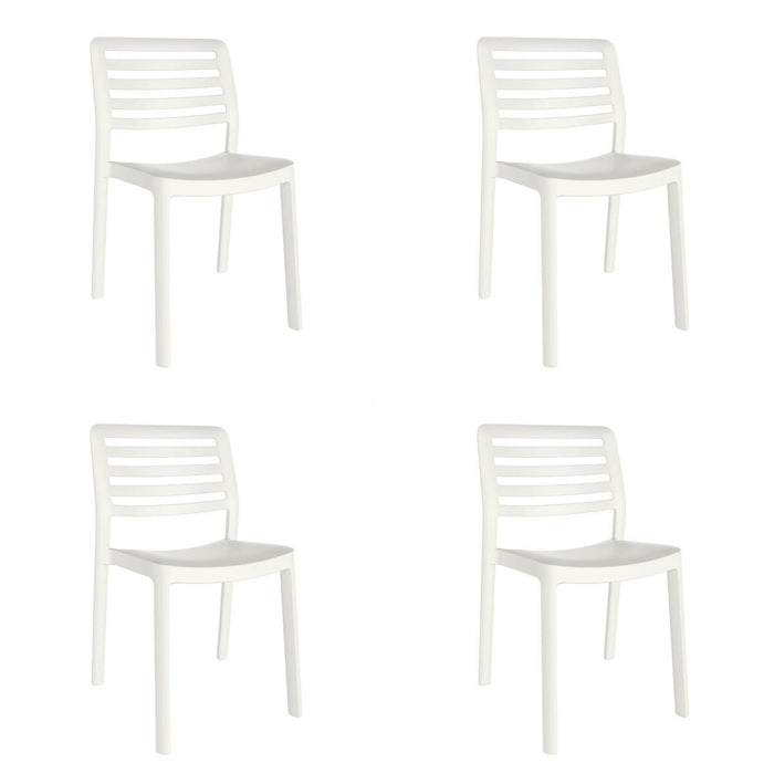 Sedia da giardino Garbar Wind Bianco polipropilene 50 x 78 x 54 cm 50 x 54 x 78 cm 4 Unità (4 Pezzi)