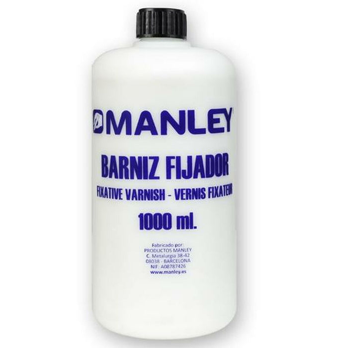 Vernice Manley MND00350/ 1000 Fissante 1 L Plastica Bianco Trasparente