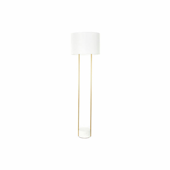 Lampada da Terra DKD Home Decor Bianco Metallo (Ricondizionati A)