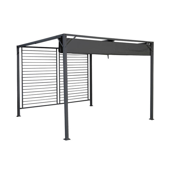 Pergola DKD Home Decor Grigio 300 x 300 x 230 cm Acciaio