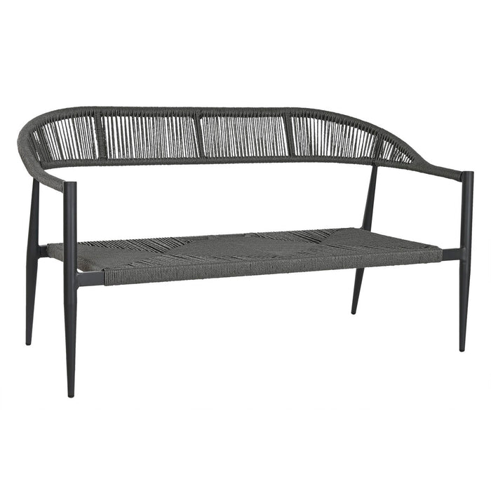 Divano da Giardino Home ESPRIT Alluminio 131 x 55 x 76 cm