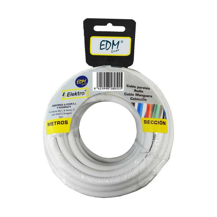 Cavo EDM 2 X 0,5 mm Bianco 15 m