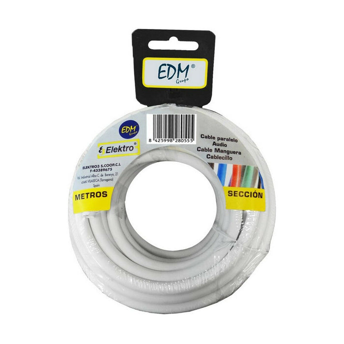 Cavo EDM 2 x 1,5 mm Bianco 25 m