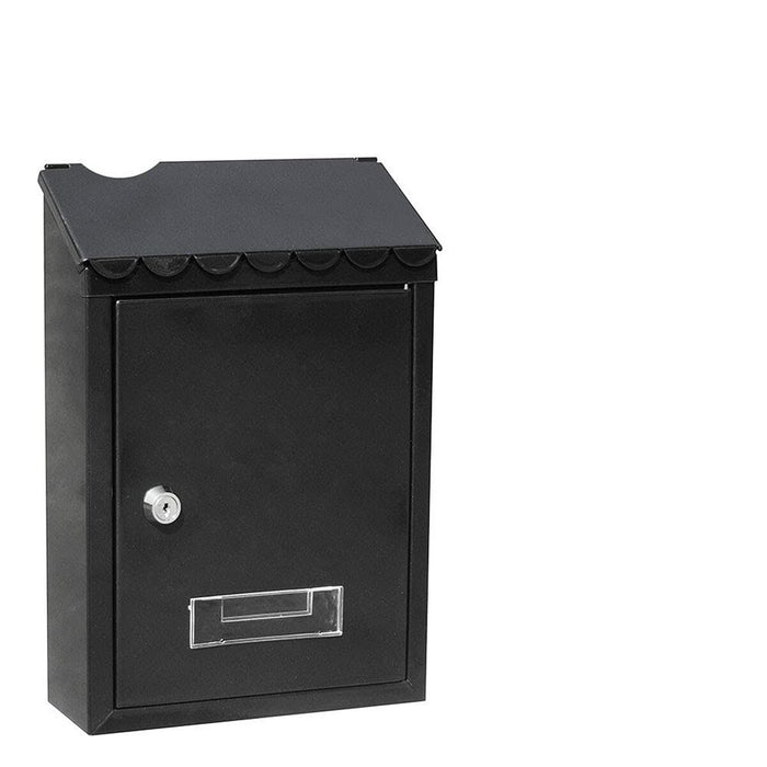 Cassetta della posta EDM Standard 21 x 6 x 30 cm Nero Acciaio