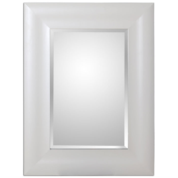 Specchio da parete Alexandra House Living Bianco Legno Rettangolare 4 x 54 x 74 cm