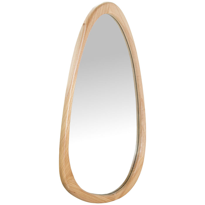 Specchio da parete Alexandra House Living Naturale Legno Astratto 50 x 2,5 x 80 cm