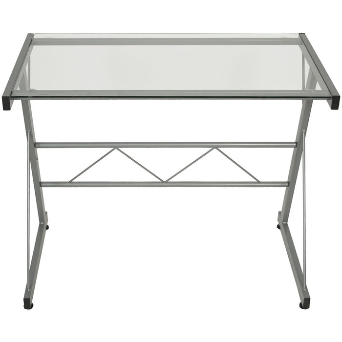 Scrivania Alexandra House Living Grigio Metallo 90 x 72 x 50 cm