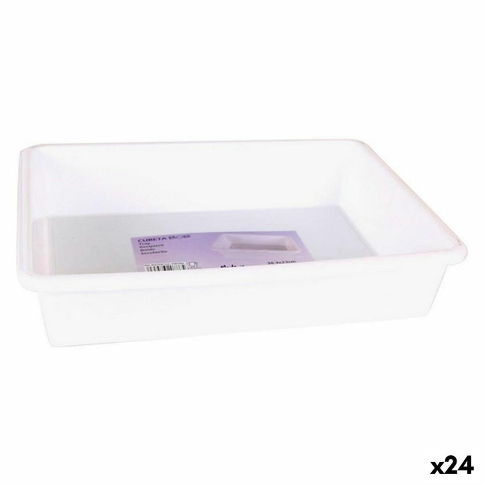 Contenitore di Plastica Dem Bobby 3 L 30,3 x 6 x 23 cm (24 Unità)