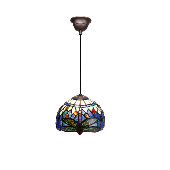 Lampadario Viro Belle Epoque Azzurro Ferro 60 W 20 x 125 x 20 cm