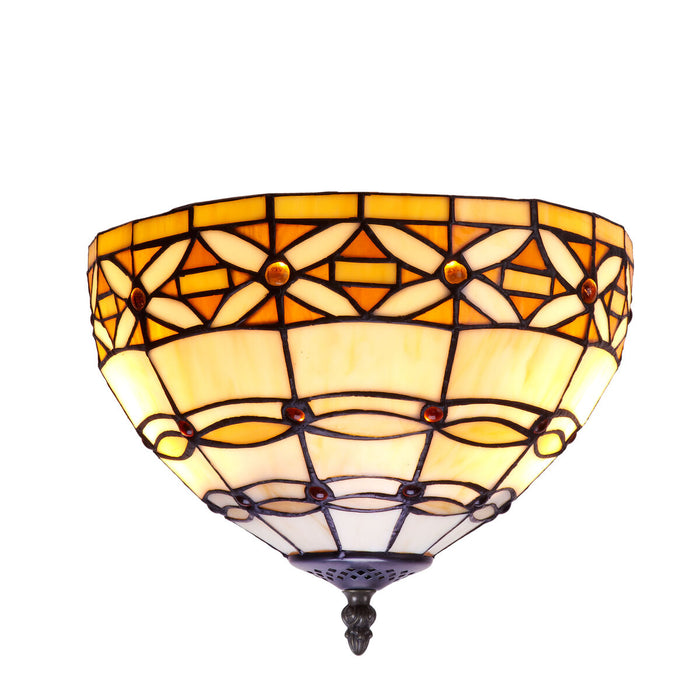 Lampadario Viro Marfíl Avorio Ferro 60 W 30 x 25 x 30 cm