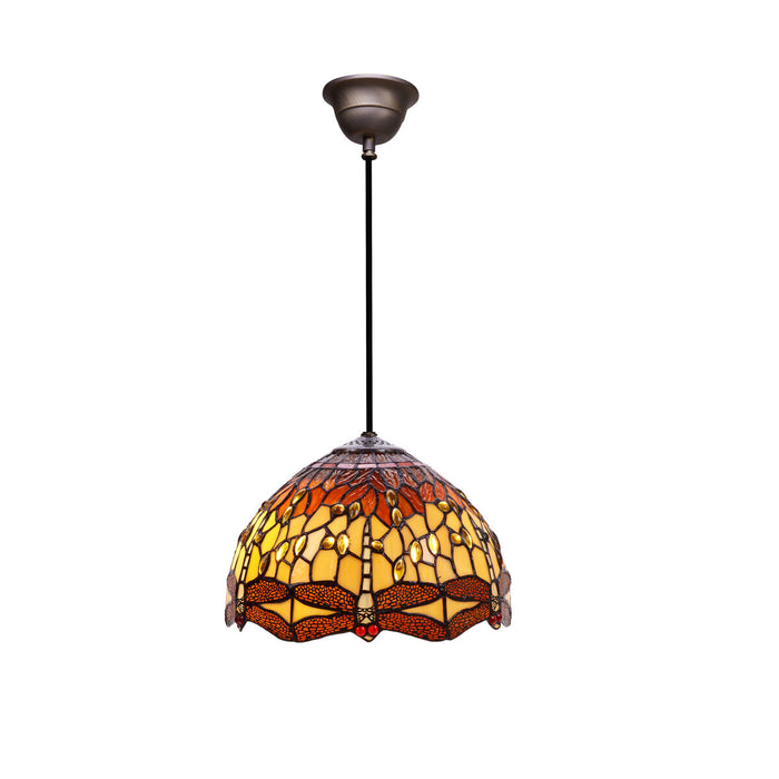 Lampadario Viro Belle Amber Ambra Ferro 60 W 30 x 125 x 30 cm