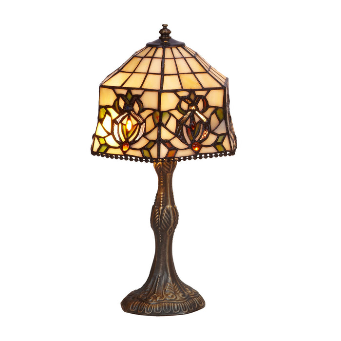 Lampada da tavolo Viro Hexa Avorio Zinco 60 W 20 x 37 x 20 cm