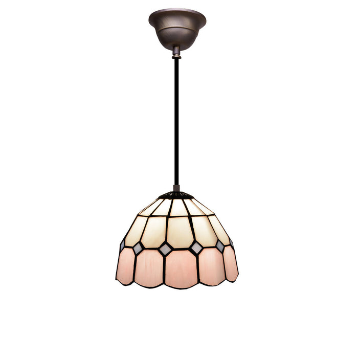 Lampadario Viro Pink Rosa Ferro 60 W 20 x 125 x 20 cm