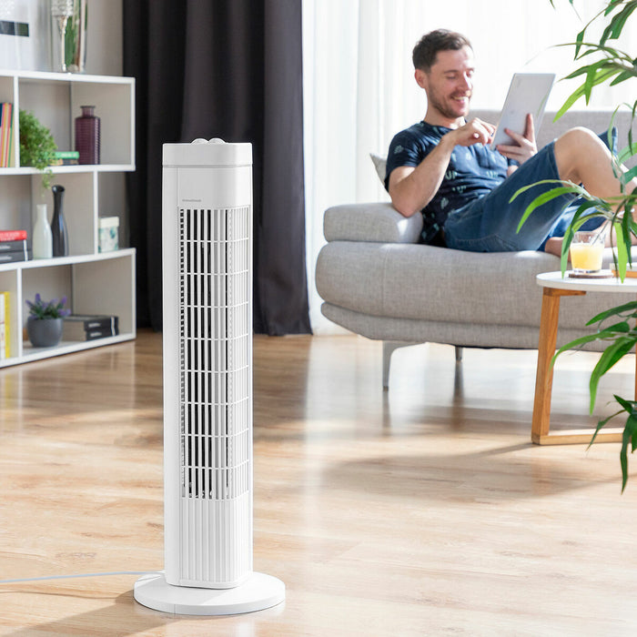 Ventilatore a torre Fankol InnovaGoods Bianco 50 W