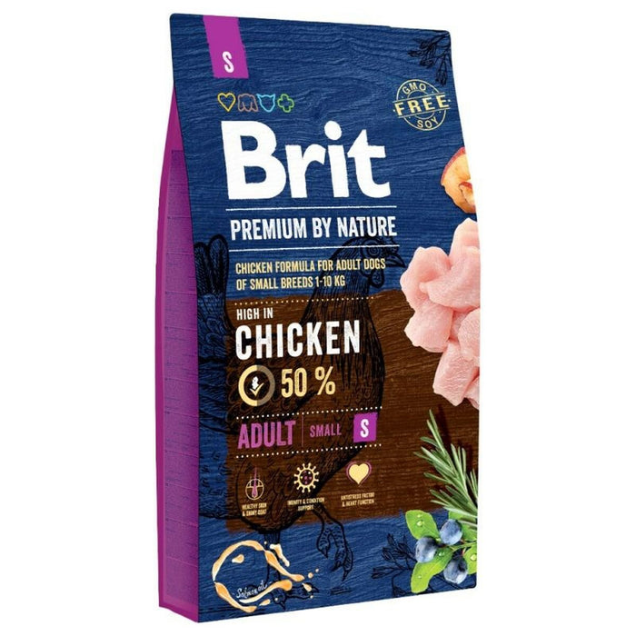 mangime Brit Premium By Nature Adult Adulto Mela Pollo Mais 8 kg