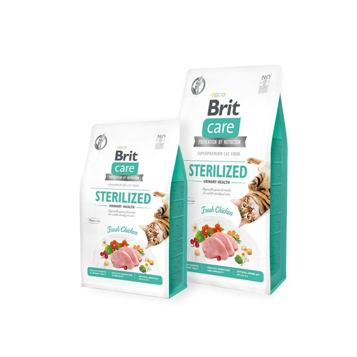 Cibo per gatti Brit Care Grain Free Sterilized Urinary Health Adulto Pollo 7 kg