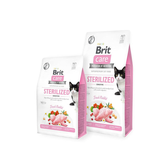 Cibo per gatti Brit Care Grain Free Sterilized Sensitive Adulto 7 kg