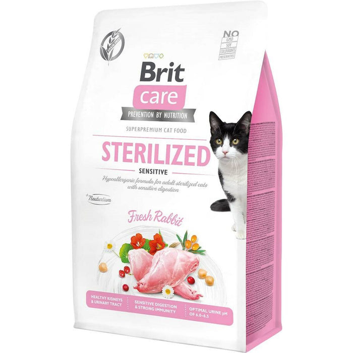 Cibo per gatti Brit Sterilized Sensitive Adulto Coniglio 400 g