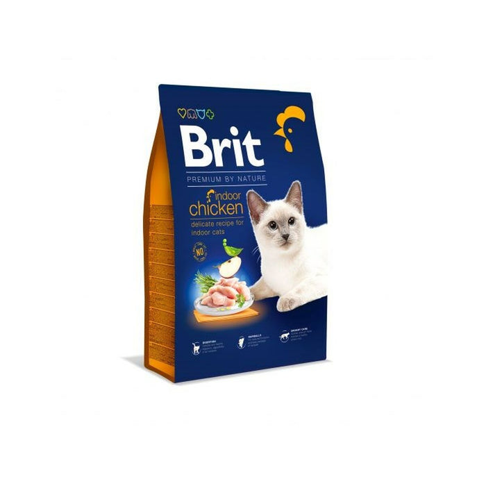 Cibo per gatti Brit PREMIUM BY NATURE INDOOR Adulto Pollo 1,5 Kg